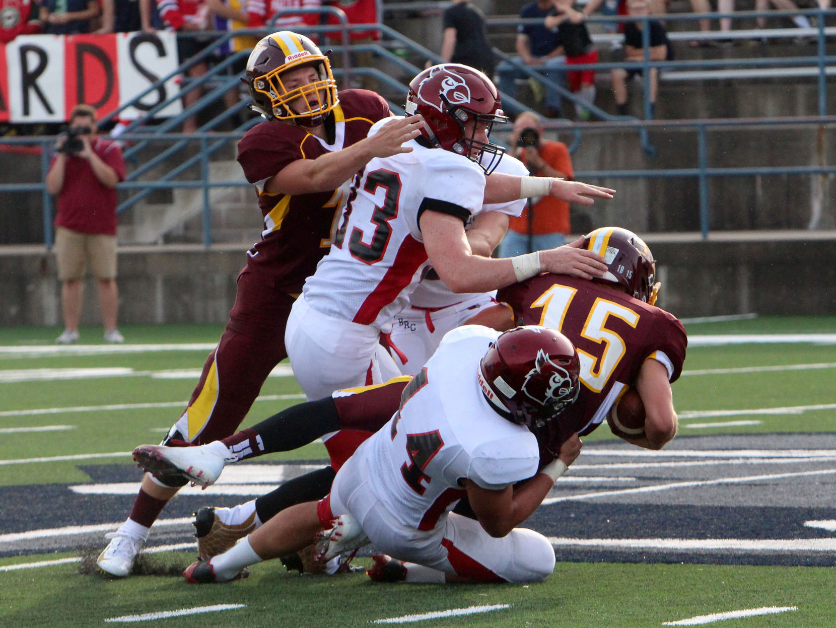 Chi-Hi football at Menomonie 8-31-18